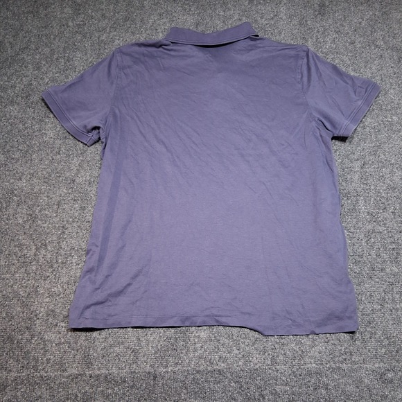 Calvin Klein Mens Classic fit Short Sleeve Polo Shirt‎ XLarge Light Purple Solid - Picture 10 of 11